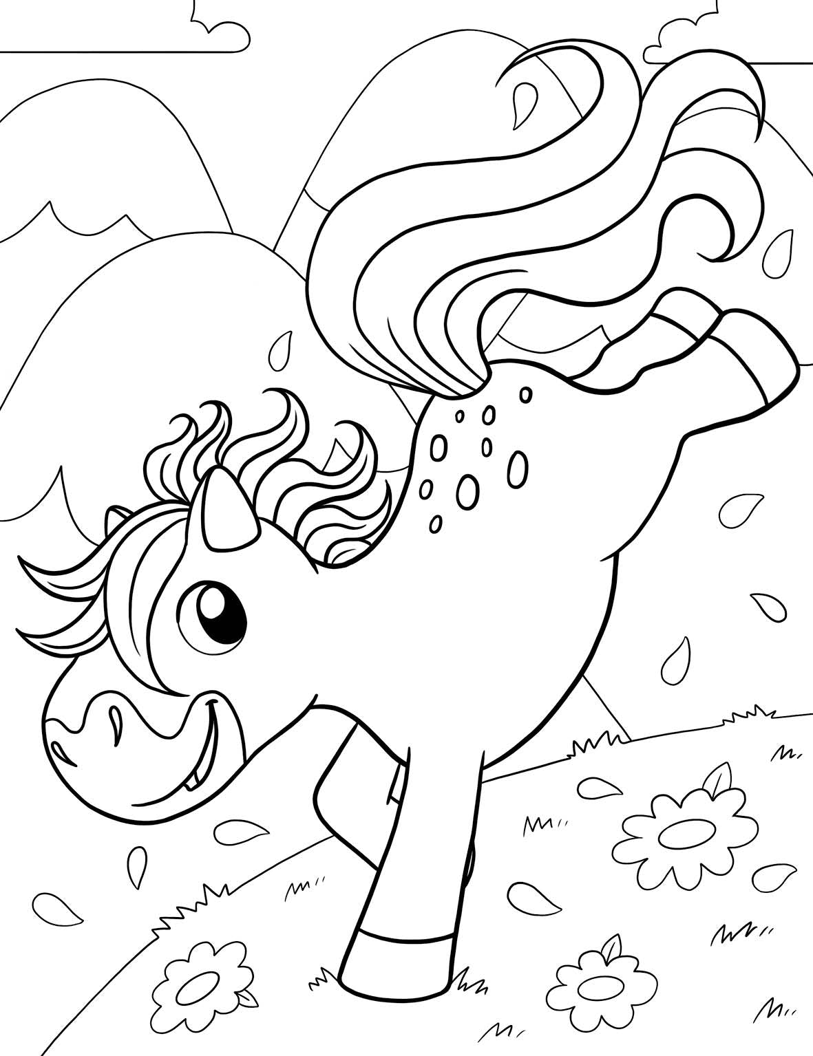 Penny Kawaii Paarden Kleurboek
