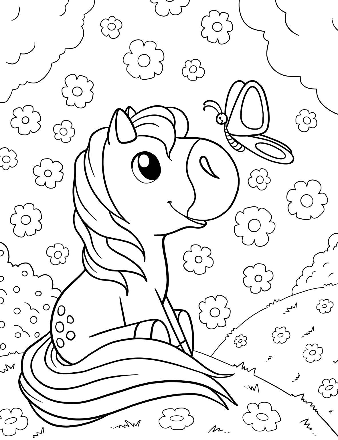 Penny Kawaii Paarden Kleurboek