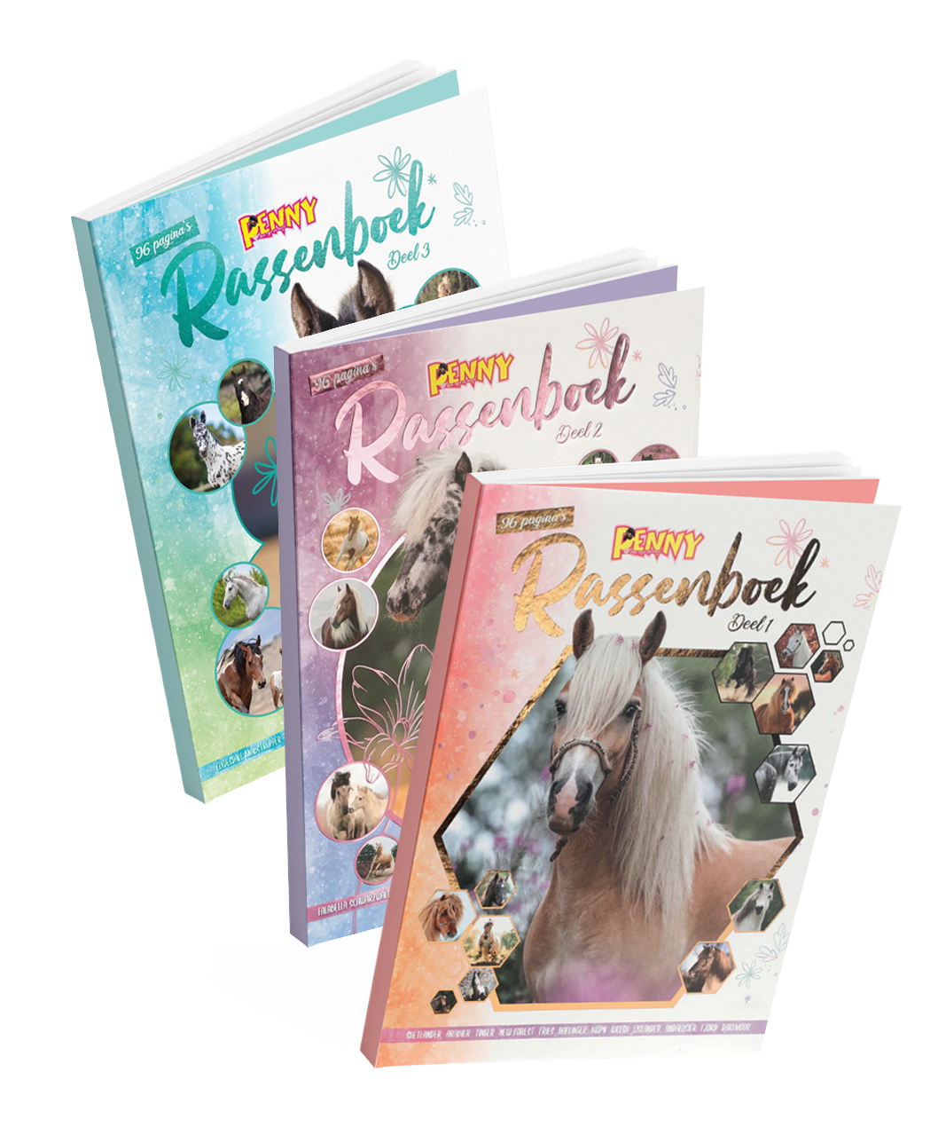 Penny Rassenboeken serie deel 1 + 2 + 3