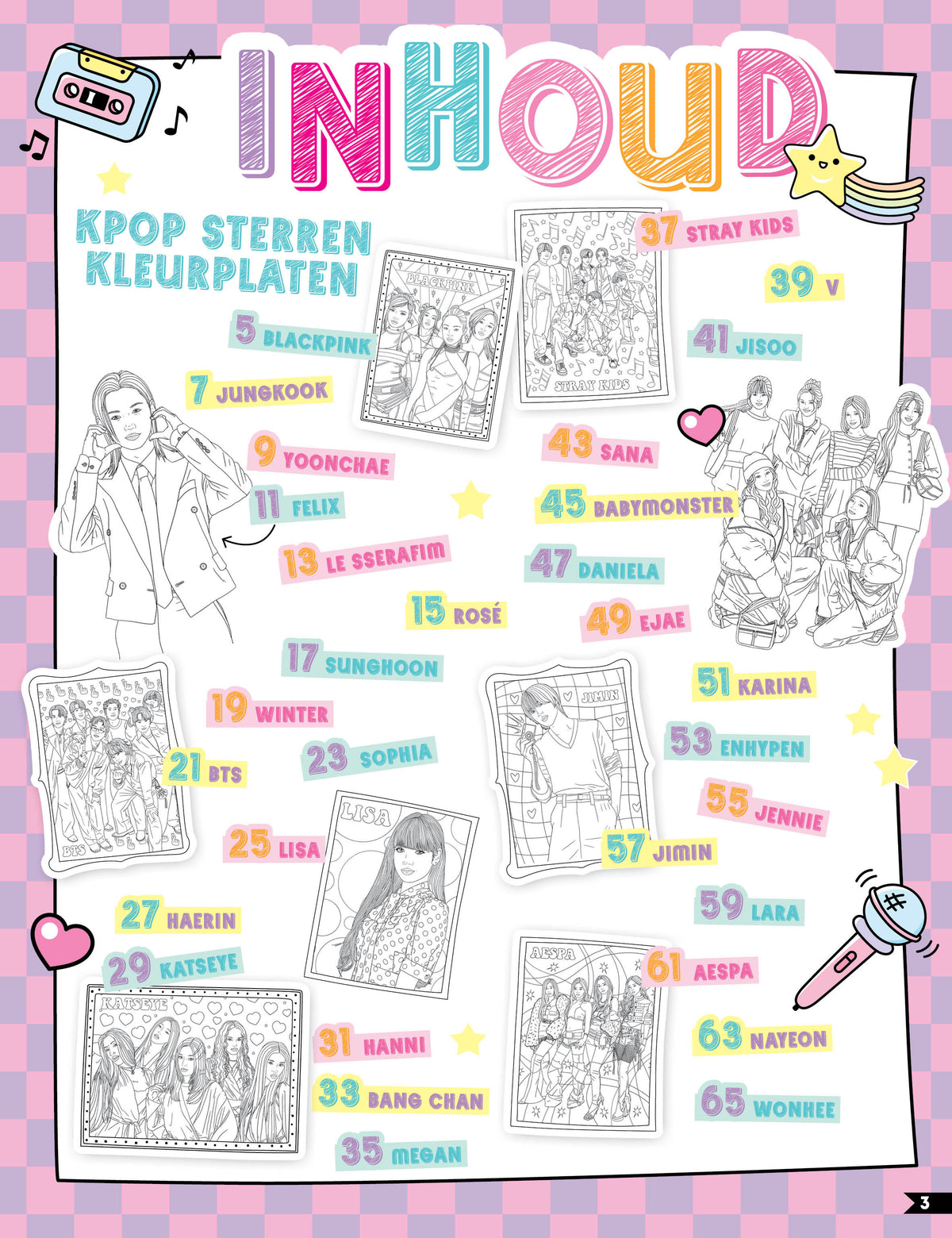 MEIDEN K-POP Kleurboek