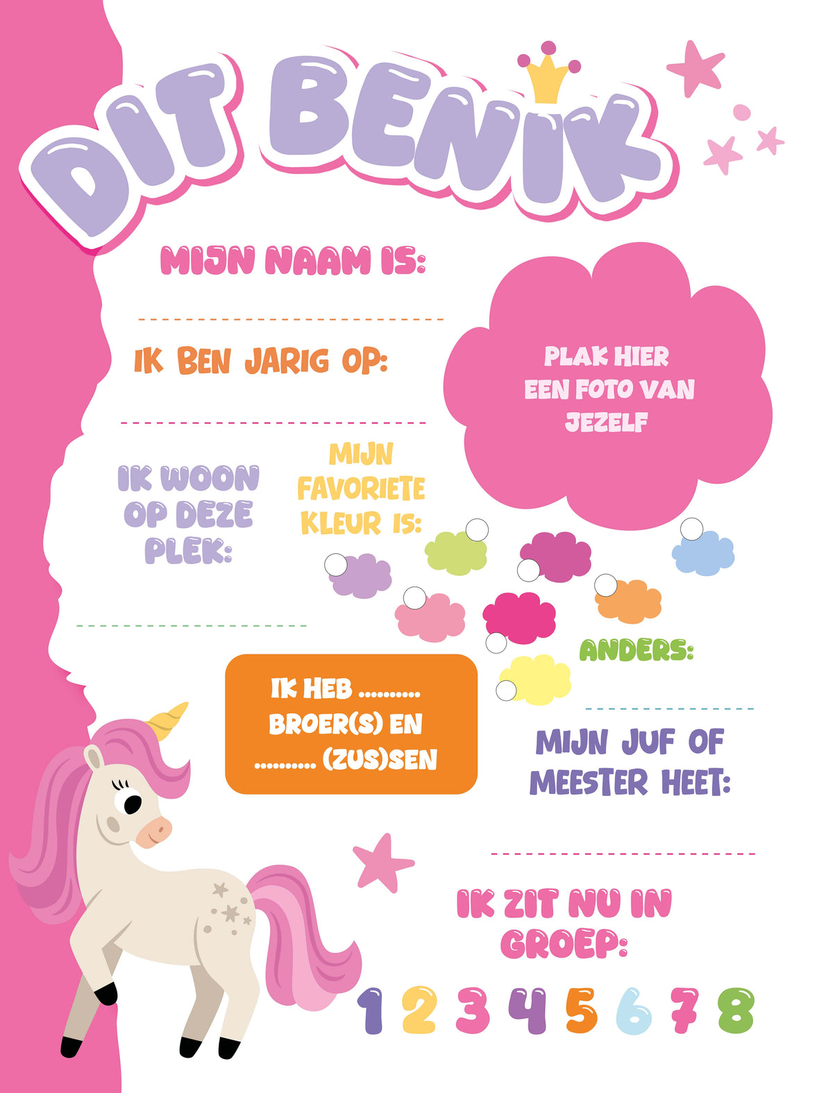 Penny Junior Unicorn Vriendenboek