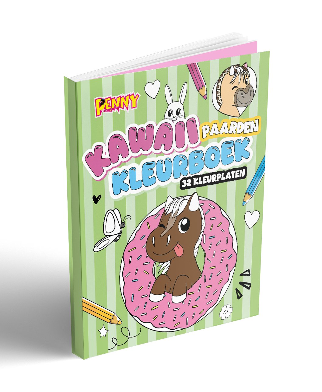 Penny Kawaii Paarden Kleurboek