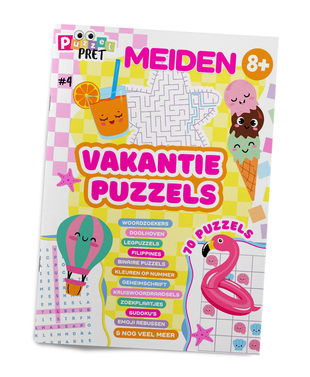 Zomerdeal: MEIDEN Puzzelpret #4 & Magisch Dagboek